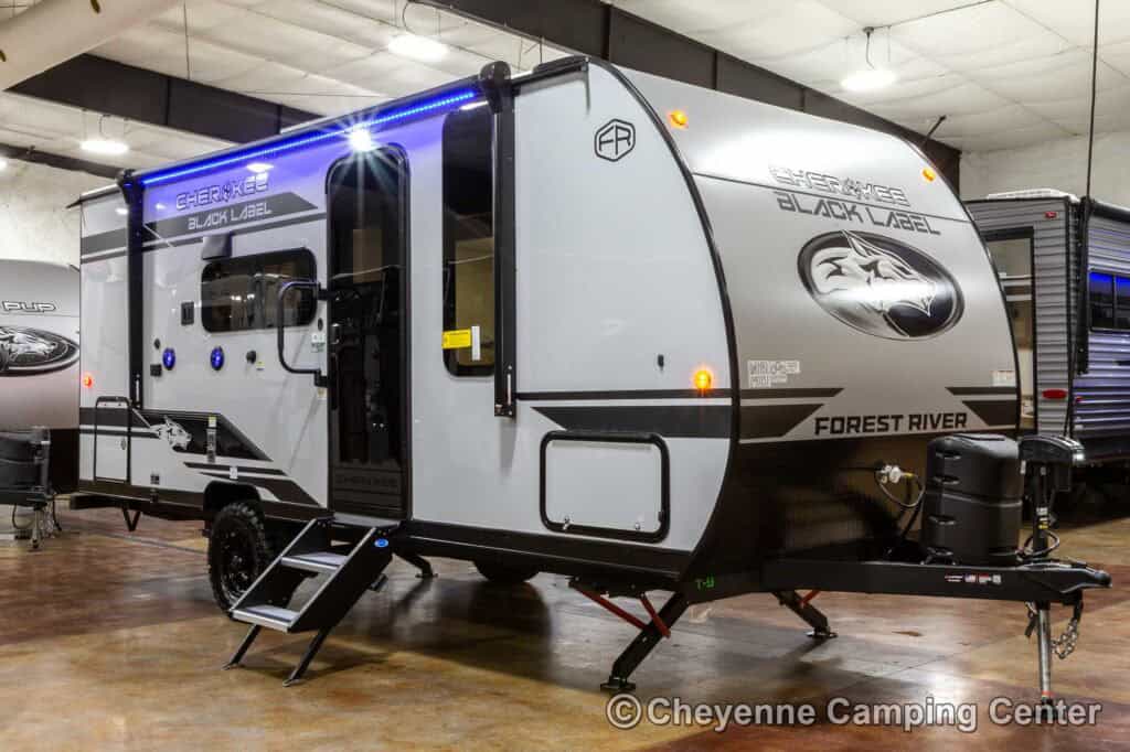 2026 Forest River Cherokee Wolf Pup Black Label 16CMBL Small Camper Enterior Image