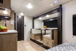 2027 Forest River Cherokee Wolf Pup Black Label 16KHWBL Small Camper Interior Image