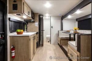 2026 Forest River Cherokee Wolf Pup Black Label 16KHWBL Small Camper Interior Image