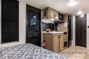 2027 Forest River Cherokee Wolf Pup Black Label 16KHWBL Small Camper Interior Image