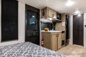 2026 Forest River Cherokee Wolf Pup Black Label 16KHWBL Small Camper Interior Image