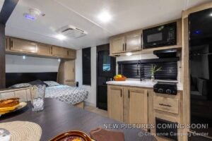 2027 Forest River Cherokee Wolf Pup Black Label 16KHWBL Small Camper Interior Image