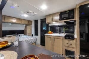 2026 Forest River Cherokee Wolf Pup Black Label 16KHWBL Small Camper Interior Image