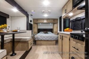 2027 Forest River Cherokee Wolf Pup Black Label 16KHWBL Small Camper Interior Image