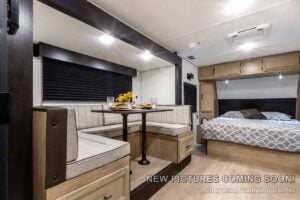 2027 Forest River Cherokee Wolf Pup Black Label 16KHWBL Small Camper Interior Image
