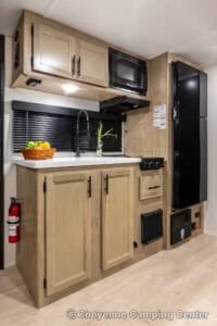 2026 Forest River Cherokee Wolf Pup Black Label 16KHWBL Small Camper Interior Image