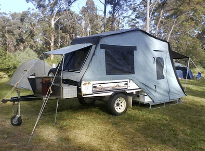 Used travel pop-up camper for sale in Walcott, IA.