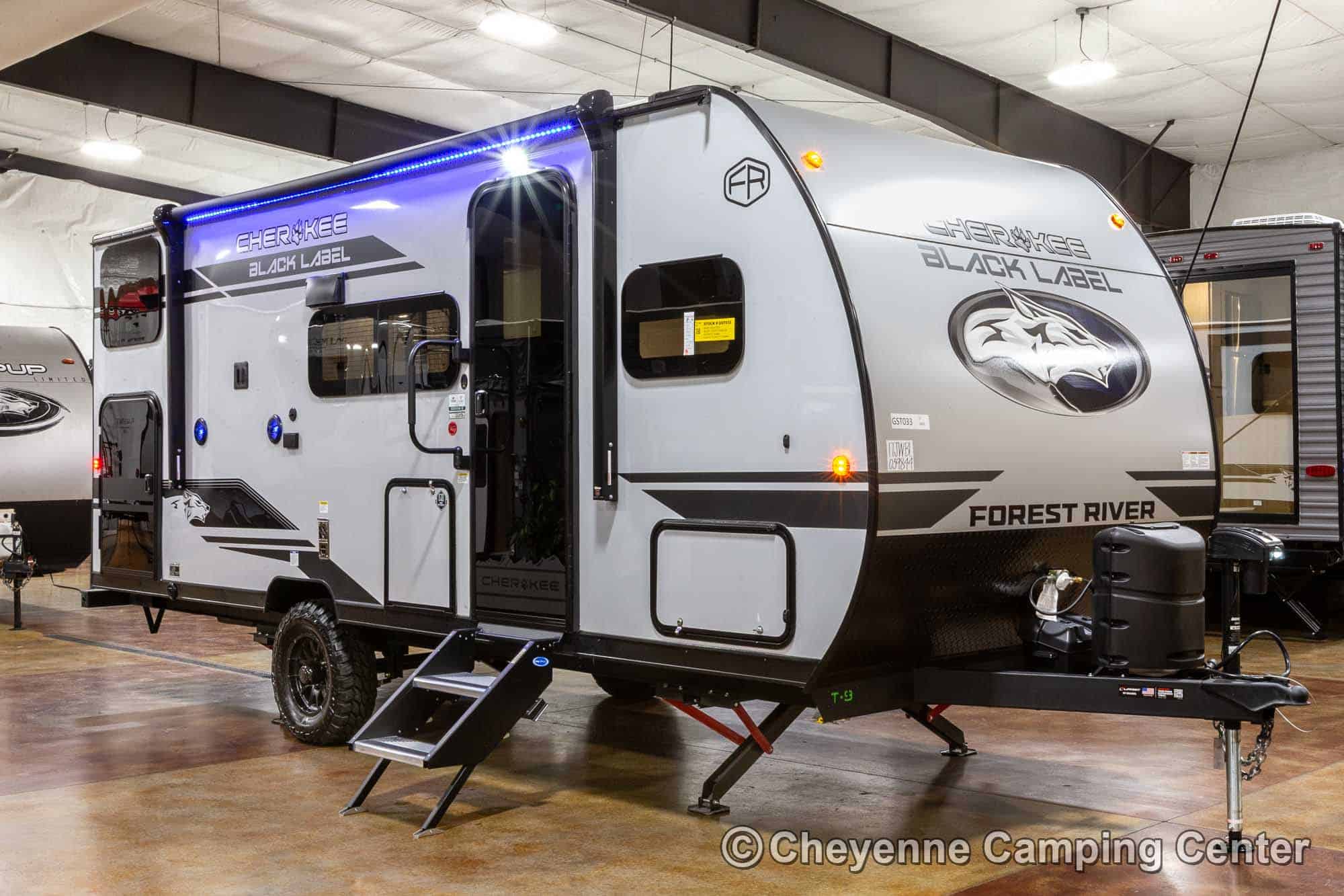 2026 Forest River Cherokee Wolf Pup Black Label 17JWBL Small Bunkhouse Travel Trailer Enterior Image