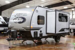 2026 Forest River Cherokee Wolf Pup Black Label 17JWBL Small Bunkhouse Travel Trailer Exterior Image