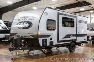 2026 Forest River Cherokee Wolf Pup Black Label 17JWBL Small Bunkhouse Travel Trailer Exterior Image