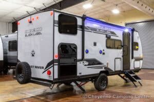 2026 Forest River Cherokee Wolf Pup Black Label 17JWBL Small Bunkhouse Travel Trailer Exterior Image