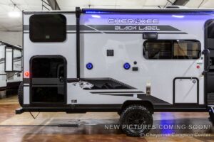 2027 Forest River Cherokee Wolf Pup Black Label 17JWBL Small Bunkhouse Travel Trailer Exterior Image