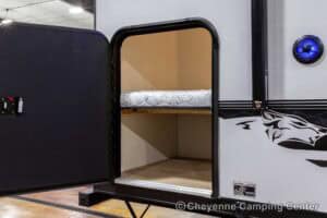 2026 Forest River Cherokee Wolf Pup Black Label 17JWBL Small Bunkhouse Travel Trailer Exterior Image