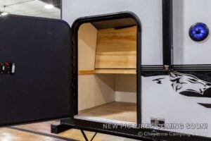 2027 Forest River Cherokee Wolf Pup Black Label 17JWBL Small Bunkhouse Travel Trailer Exterior Image