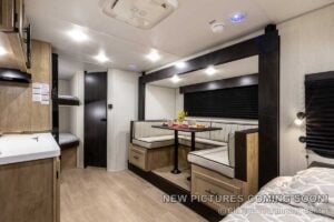 2027 Forest River Cherokee Wolf Pup Black Label 17JWBL Small Bunkhouse Travel Trailer Interior Image