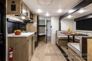 2027 Forest River Cherokee Wolf Pup Black Label 17JWBL Small Bunkhouse Travel Trailer Interior Image