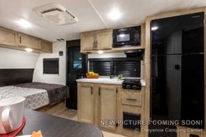 2027 Forest River Cherokee Wolf Pup Black Label 17JWBL Small Bunkhouse Travel Trailer Interior Image