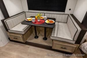 2026 Forest River Cherokee Wolf Pup Black Label 17JWBL Small Bunkhouse Travel Trailer Interior Image