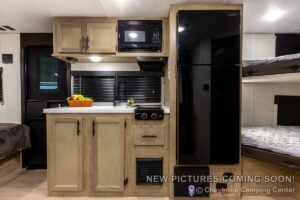 2027 Forest River Cherokee Wolf Pup Black Label 17JWBL Small Bunkhouse Travel Trailer Interior Image