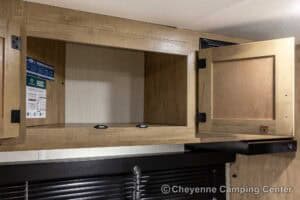 2026 Forest River Cherokee Wolf Pup Black Label 17JWBL Small Bunkhouse Travel Trailer Interior Image