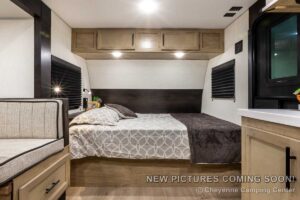 2027 Forest River Cherokee Wolf Pup Black Label 17JWBL Small Bunkhouse Travel Trailer Interior Image