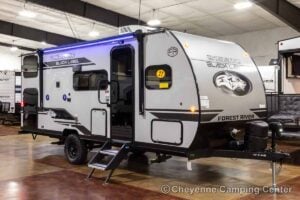 2027 Forest River Cherokee Wolf Pup Black Label 17JWBL Small Bunkhouse Travel Trailer Exterior Image