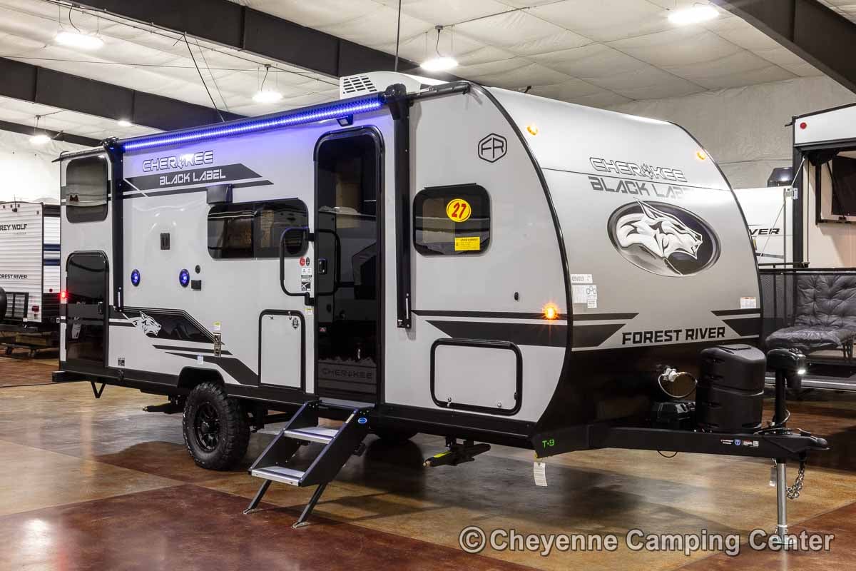 2027 Forest River Cherokee Wolf Pup Black Label 17JWBL Small Bunkhouse Travel Trailer Enterior Image