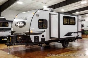 2027 Forest River Cherokee Wolf Pup Black Label 17JWBL Small Bunkhouse Travel Trailer Exterior Image