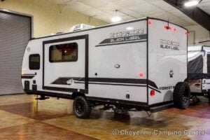 2027 Forest River Cherokee Wolf Pup Black Label 17JWBL Small Bunkhouse Travel Trailer Exterior Image
