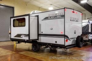 2027 Forest River Cherokee Wolf Pup Black Label 17JWBL Small Bunkhouse Travel Trailer Exterior Image