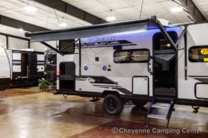 2027 Forest River Cherokee Wolf Pup Black Label 17JWBL Small Bunkhouse Travel Trailer Exterior Image