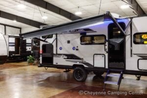 2027 Forest River Cherokee Wolf Pup Black Label 17JWBL Small Bunkhouse Travel Trailer Exterior Image