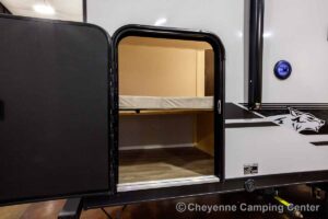 2027 Forest River Cherokee Wolf Pup Black Label 17JWBL Small Bunkhouse Travel Trailer Exterior Image