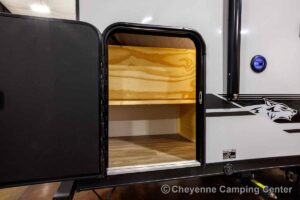2027 Forest River Cherokee Wolf Pup Black Label 17JWBL Small Bunkhouse Travel Trailer Exterior Image