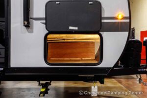 2027 Forest River Cherokee Wolf Pup Black Label 17JWBL Small Bunkhouse Travel Trailer Exterior Image
