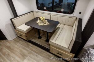2027 Forest River Cherokee Wolf Pup Black Label 17JWBL Small Bunkhouse Travel Trailer Interior Image