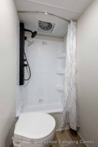 2027 Forest River Cherokee Wolf Pup Black Label 17JWBL Small Bunkhouse Travel Trailer Interior Image