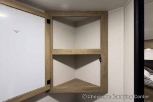 2027 Forest River Cherokee Wolf Pup Black Label 17JWBL Small Bunkhouse Travel Trailer Interior Image