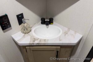 2027 Forest River Cherokee Wolf Pup Black Label 17JWBL Small Bunkhouse Travel Trailer Interior Image
