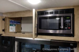 2027 Forest River Cherokee Wolf Pup Black Label 17JWBL Small Bunkhouse Travel Trailer Interior Image