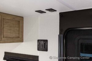 2027 Forest River Cherokee Wolf Pup Black Label 17JWBL Small Bunkhouse Travel Trailer Interior Image