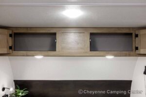 2027 Forest River Cherokee Wolf Pup Black Label 17JWBL Small Bunkhouse Travel Trailer Interior Image
