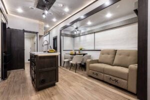2027 Forest River Sabre 36FLX Two Bedroom Fifth Wheel With Loft Interior Image