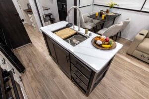 2027 Forest River Sabre 36FLX Two Bedroom Fifth Wheel With Loft Interior Image