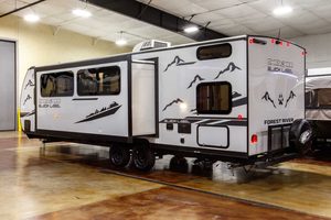 2025 Forest River Cherokee Grey Wolf Black Label 26DBHBL Bunkhouse Travel Trailer (Copy) Exterior Image