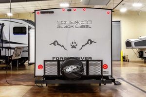 2025 Forest River Cherokee Grey Wolf Black Label 26DBHBL Bunkhouse Travel Trailer (Copy) Exterior Image