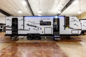 2025 Forest River Cherokee Grey Wolf Black Label 26DBHBL Bunkhouse Travel Trailer (Copy) Exterior Image