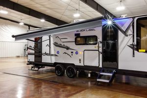 2025 Forest River Cherokee Grey Wolf Black Label 26DBHBL Bunkhouse Travel Trailer (Copy) Exterior Image