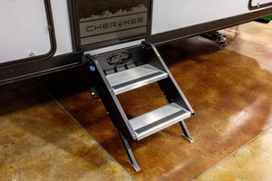 2025 Forest River Cherokee Grey Wolf Black Label 26DBHBL Bunkhouse Travel Trailer (Copy) Exterior Image
