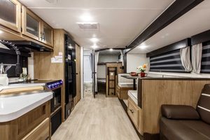 2025 Forest River Cherokee Grey Wolf Black Label 26DBHBL Bunkhouse Travel Trailer (Copy) Interior Image